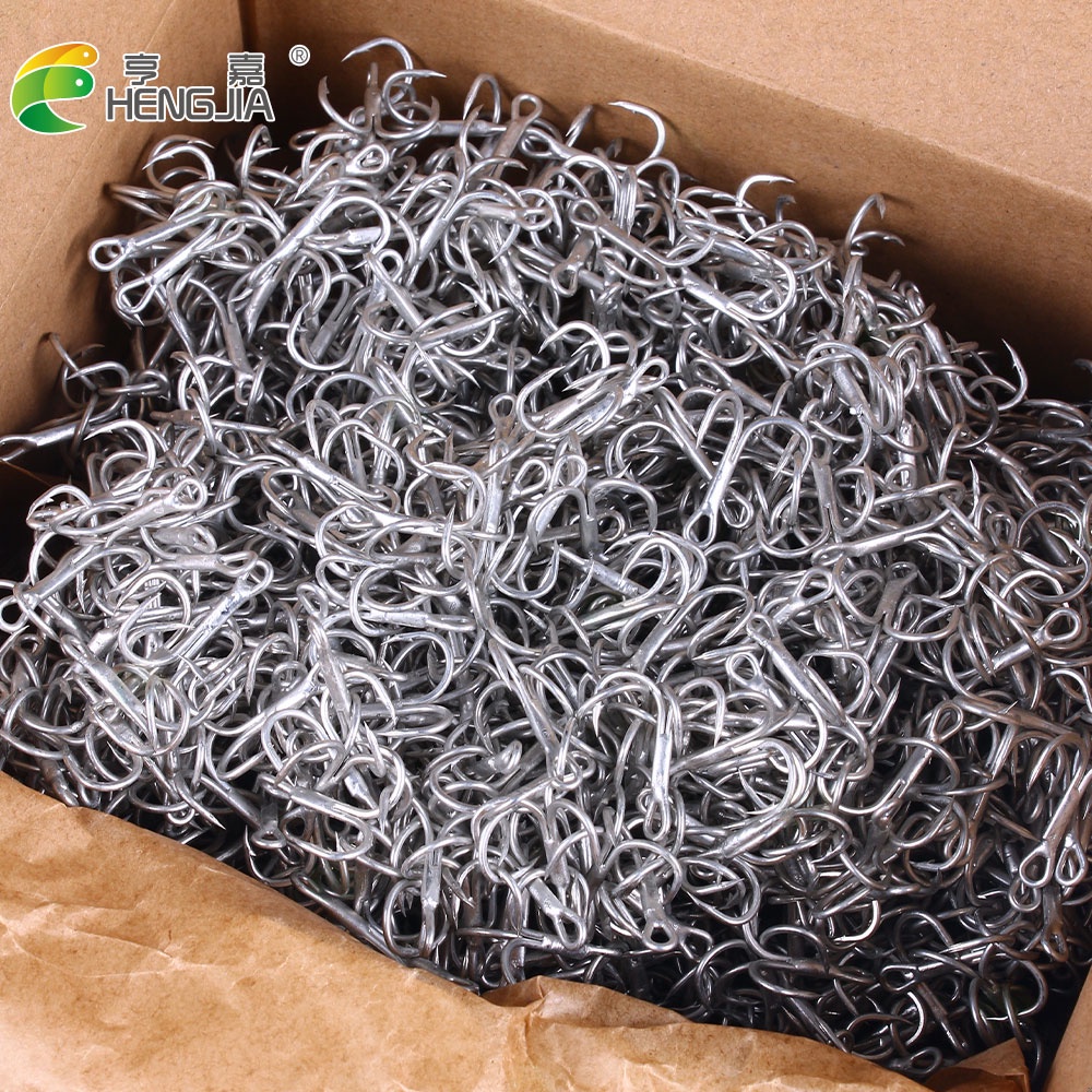 Hengjia 100PCS Kail Pancing Tajam Warna Silver