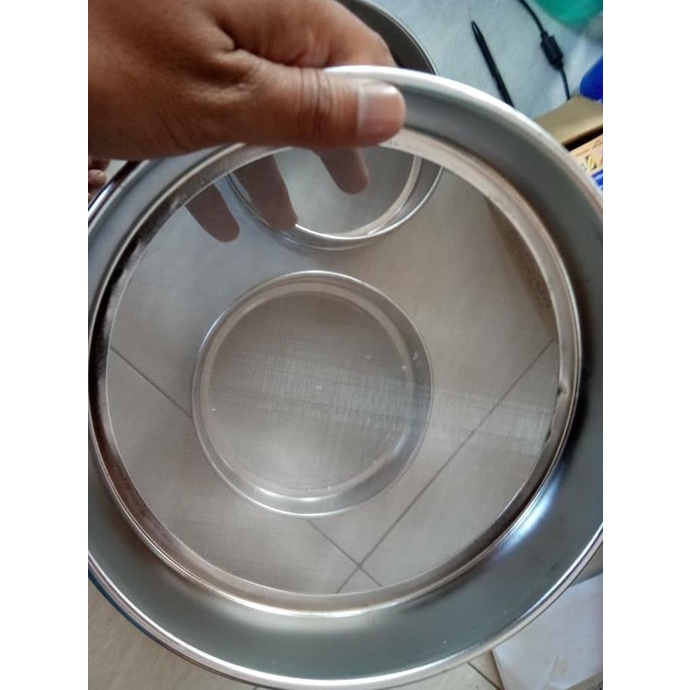 60 Mesh, 0.3mm SIEVE AYAKAN STAINLESS STEEL 8" goodgoo66 Ayo Beli