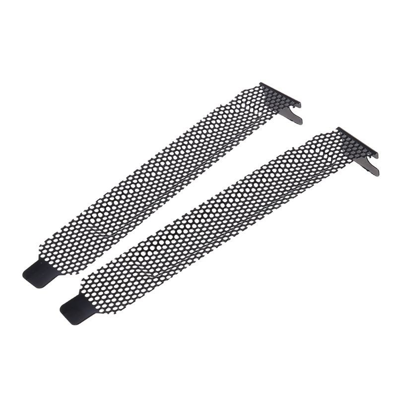 CRE  5PCS Ventilation Deflector PCI Slot Cover Frame Chassis Bits Block Cooling Fan Dust Filter Ventilation PC Computer Case Electrophoresis Metal Punching Punch