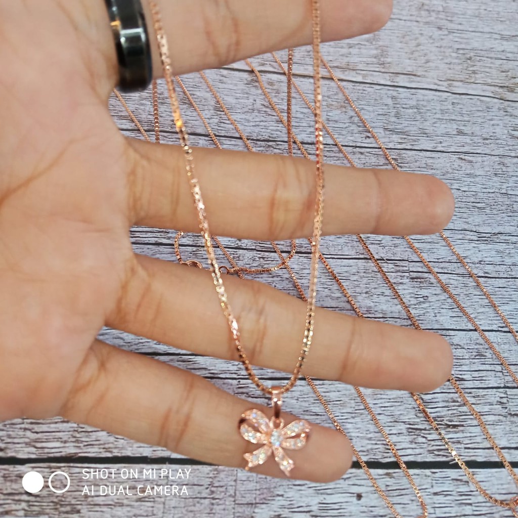 Kalung Xuping Perhiasan Fashion Wanita liontin Permata