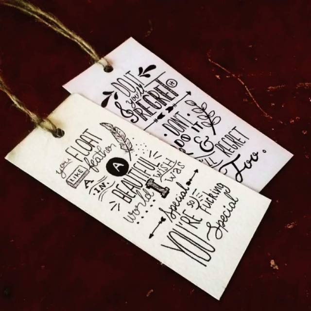 

Kartu ucapan/greeting card/pembatas buku hand lettering