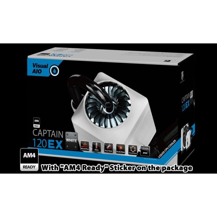 DeepCool Captain 120EX White Hydro Cooler Liquid Cooling System
