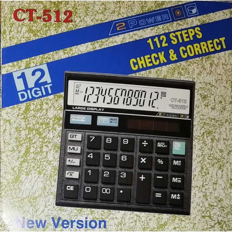 Kalkulator Calculator Model Citizen CT512 CT 512 12 Digit Ibiza