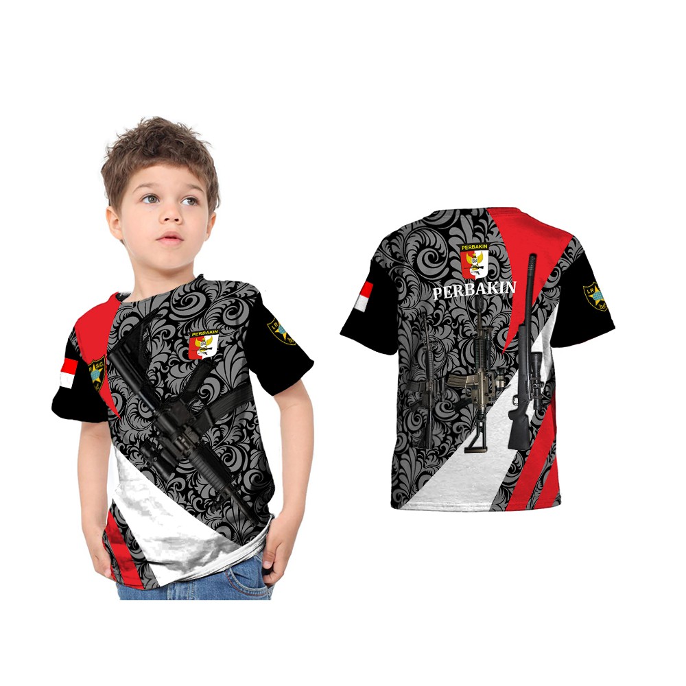 [Riashop] Kaos Perbakin Anak | Kaos Anak PERBAKIN | Kaos Perbakin