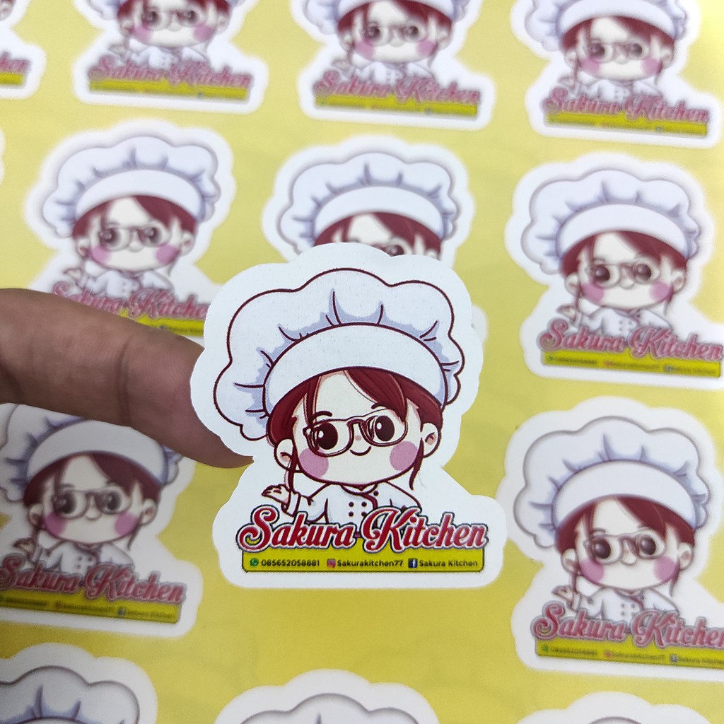 

CETAK STIKER PRODUK BAHAN CROMO & KISS CUTTING UKURAN A3