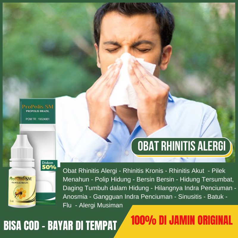 Obat Rhinitis - Rhinitis Alergi - Rhinitis Vasomotor / Non Alergi - Hidung Meler PROPOLIS SM