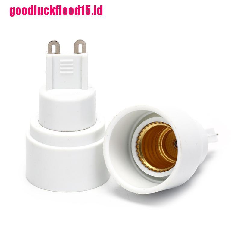 {LUCKID}G9 To E14 adapter High quality material fireproof material socket adapter LED lamps Corn Bulb