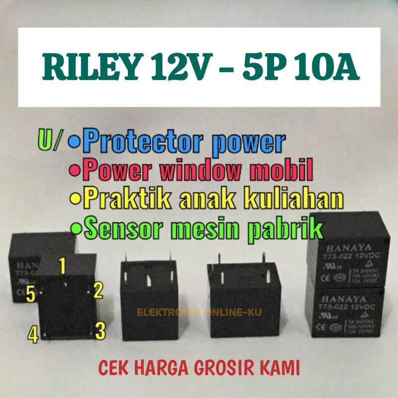 RILEY 12V 5 KAKI 10A