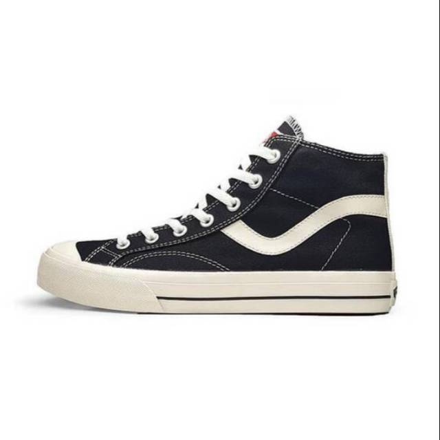 sepatu Ventela public high black natural TERMURAH