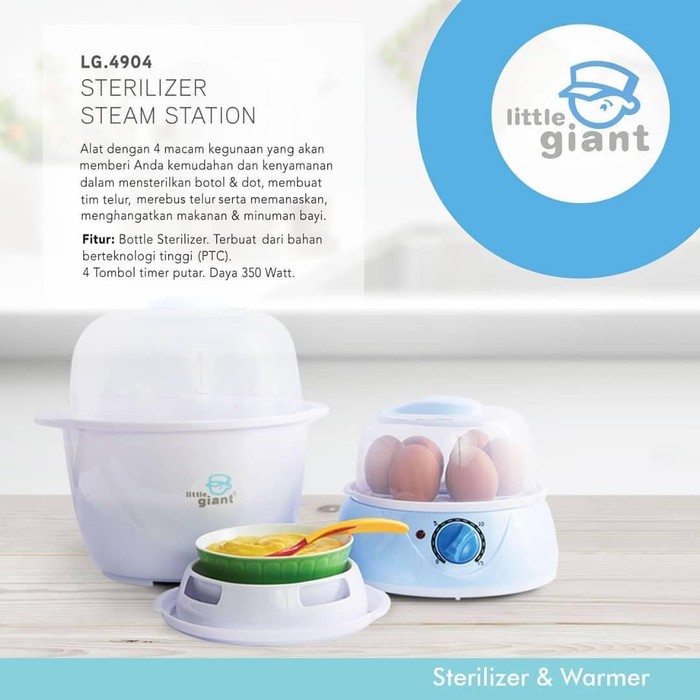 LITTLE GIANT STERILIZER STEAM STATION LG.4904 - STERIL BOTOL