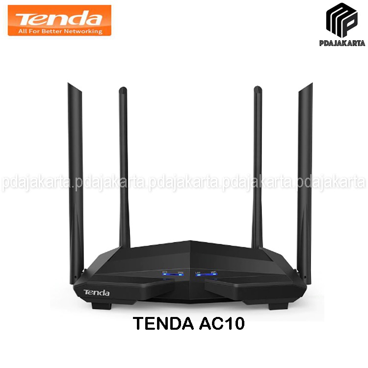 Tenda AC10 AC1200 MU-MIMO Dual-Band Gigabit Wi-fi Router Repeater.