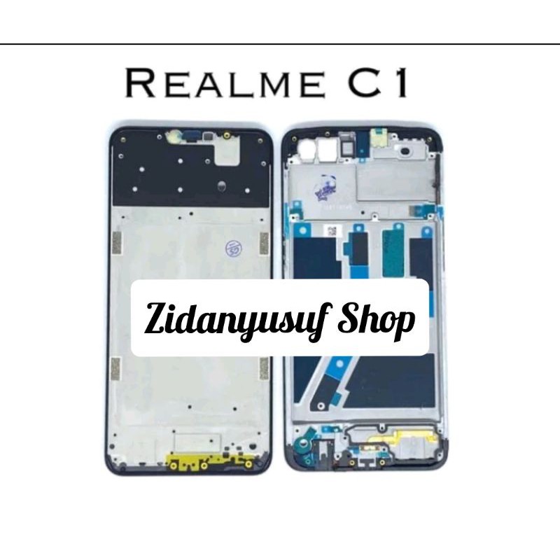 FRAME TULANG TENGAH TATAKAN REALME C1 / REALME 2 / OPPO A3S CPH1853 DUDUKAN LCD ORI