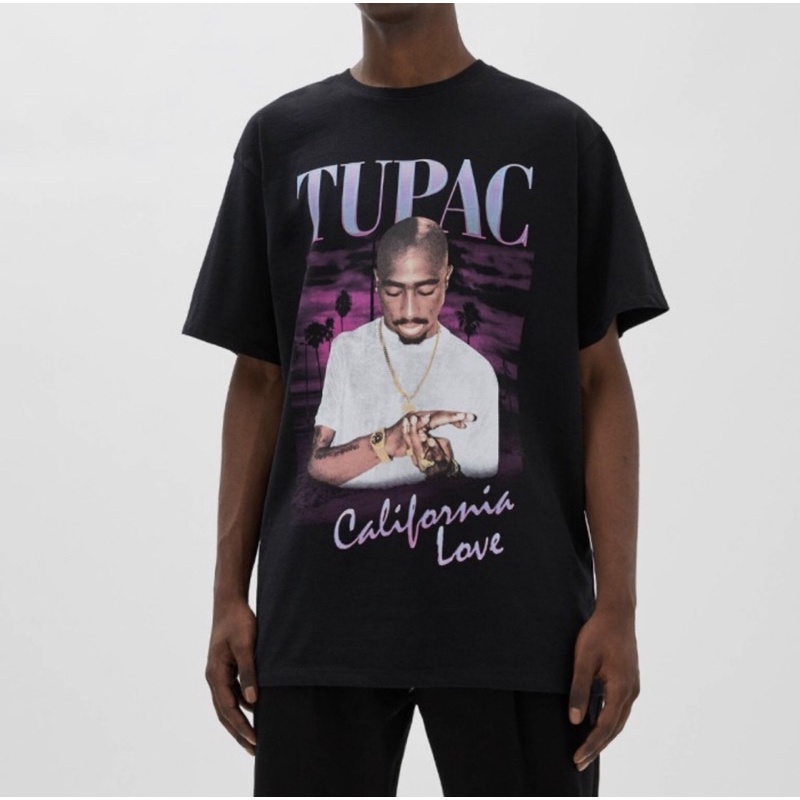 [SALE] PULL & BEAR collab x Tupac Original Store 100%