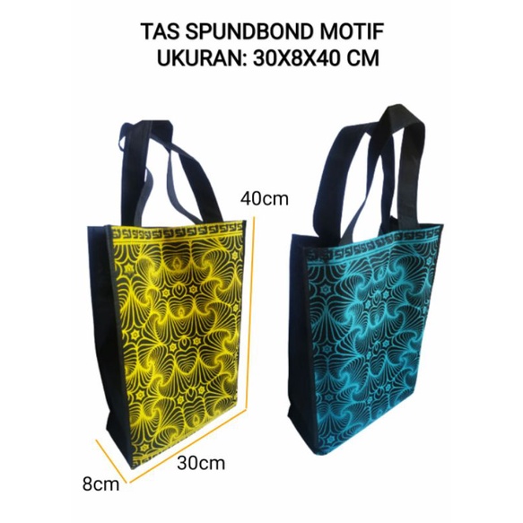 

LUSINAN/11 PCS, Tas SpundBond Tebal Uk: 30x8x40 cm (Jahit)/Tas Kado/Tas Hajatan/Tas Laptop/Tas Kain