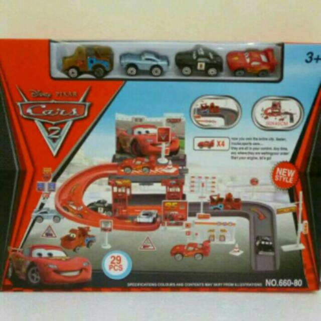 Mainan parking cars garage cars