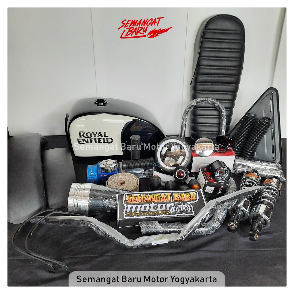 Paket Japstyle Royal Enfield | sparepart japstyle megapro mono , scorpio , thunder midle