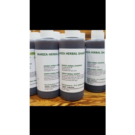 Mariza sampo herbal green tea, stop rontok hilang ketombe