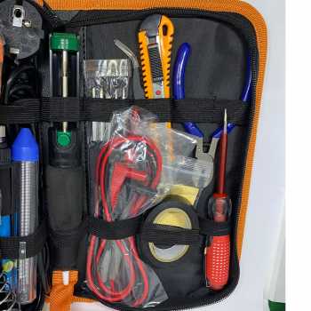 RRS STORE SATU SET PAKET LENGKAP SOLDER  HandsKit Soldering Iron Tool Kit 110V 60W - 933