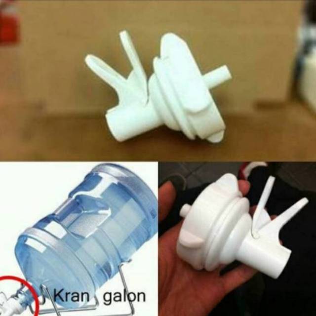 kran galon tutup dispenser aqua - kran galon air minum praktis