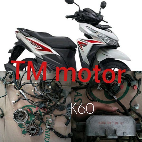 ACG ECU PENGAPIAN FULL SET honda vario 125 NEW LED k60 OROGINAL ecu acg vario new 125 led