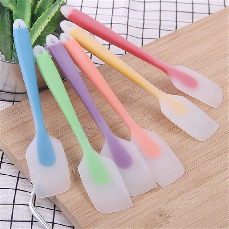 Spatula Silikon Food Grade Baking Sendok Semi Transparant