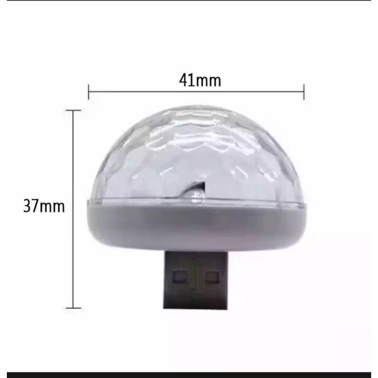 Bola lampu disco/mini disco ball party LIGHT LED Udb portable/lampu hias natal