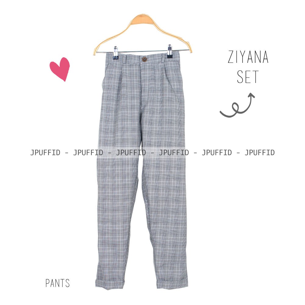 Ziyana Pants Celana  kekinian  Celana  kerja  wanita Shopee 