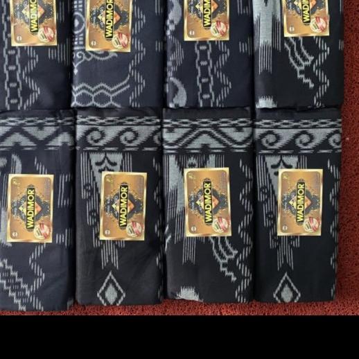 Sarung Wadimor Motif Bali Hitam, Sarung Wadimor Bali Khusus Hitam Mura