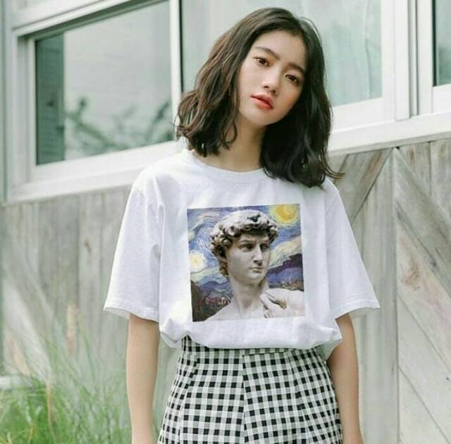 Starry Night Statue Tee