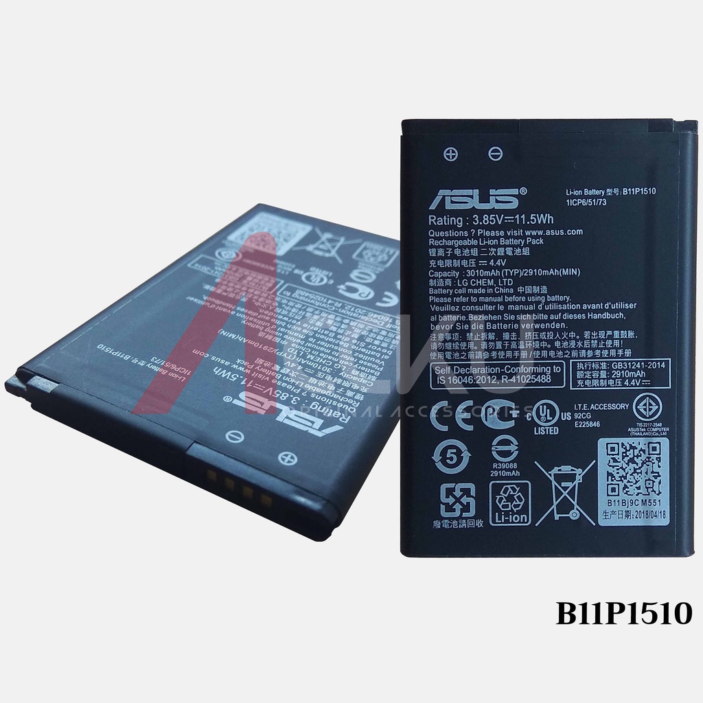 [ B11P1510 ] Battery Baterai Batre ASUS Zenfone GO 5.5 inch Baterai Asus ZB551KL Batre Asus ZB552KL B11P1510  Battery Asus ZC451TG