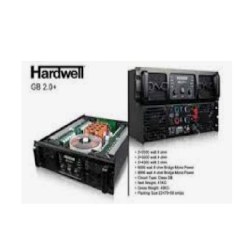 Power amplifier profesional Hardwell GB 2.0+ , original garansi Hardwell