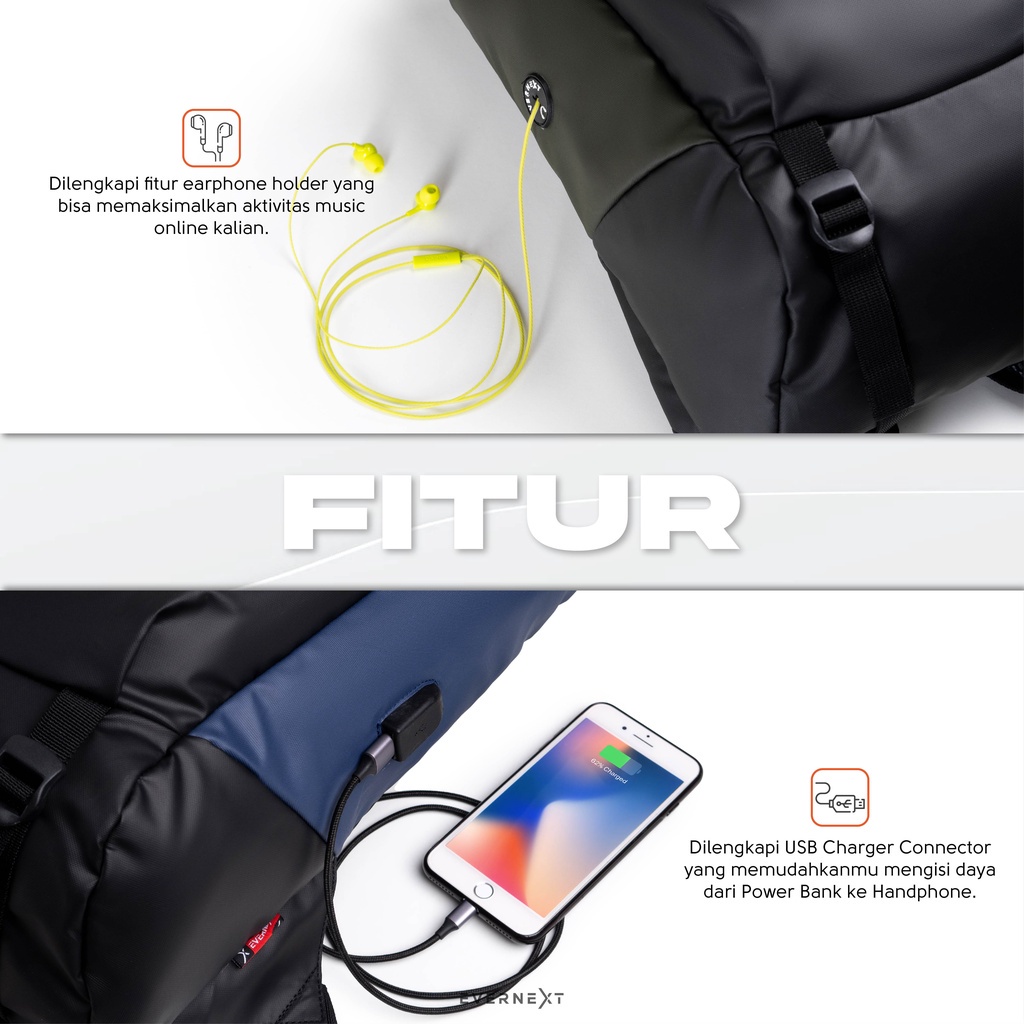 Tas Ransel Besar Tas Laptop Tas Punggung Sekolah Kantor Kuliah Tas Outdoor Travelling Bag Jumbo Backpack