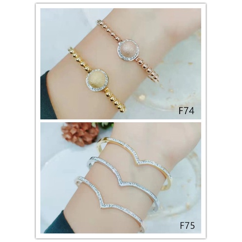 Gelang Titanium Permata Perhiasan Fashion F74.75