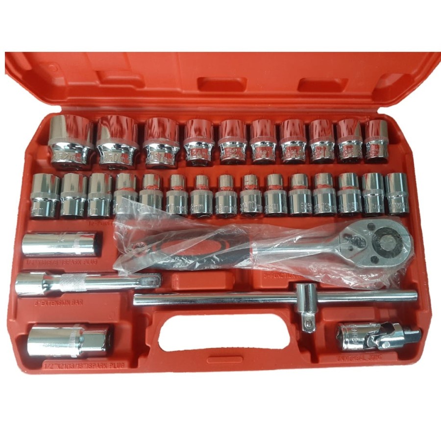 Kunci Sok 32 Pcs Kunci Pas Set 1/2 Inch