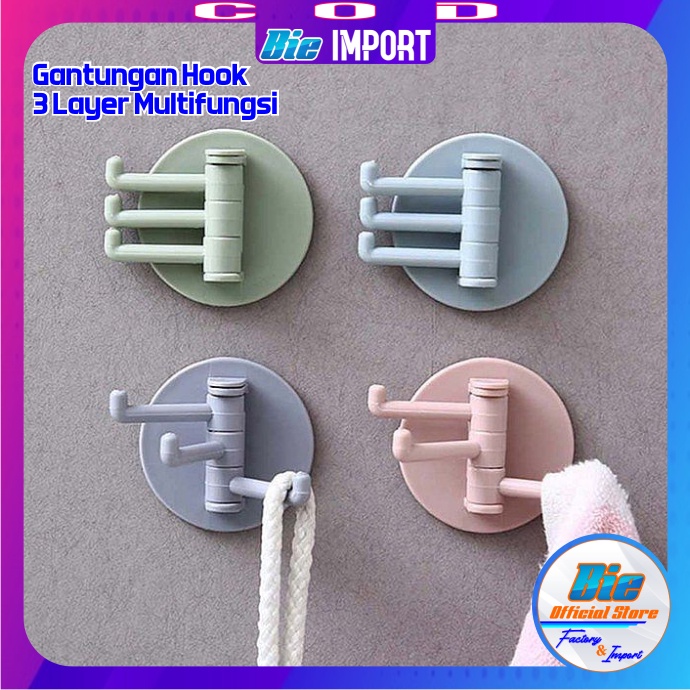 Cantolan Hook / Gantungan 3 Layer Multifungsi Impor Best Seller