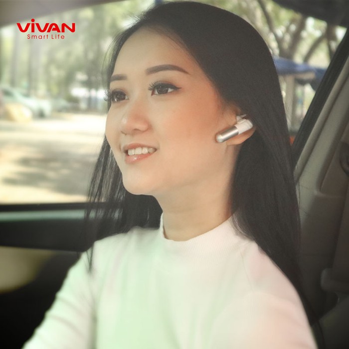 Headset Bluetooth VIVAN BT380 New - Hitam