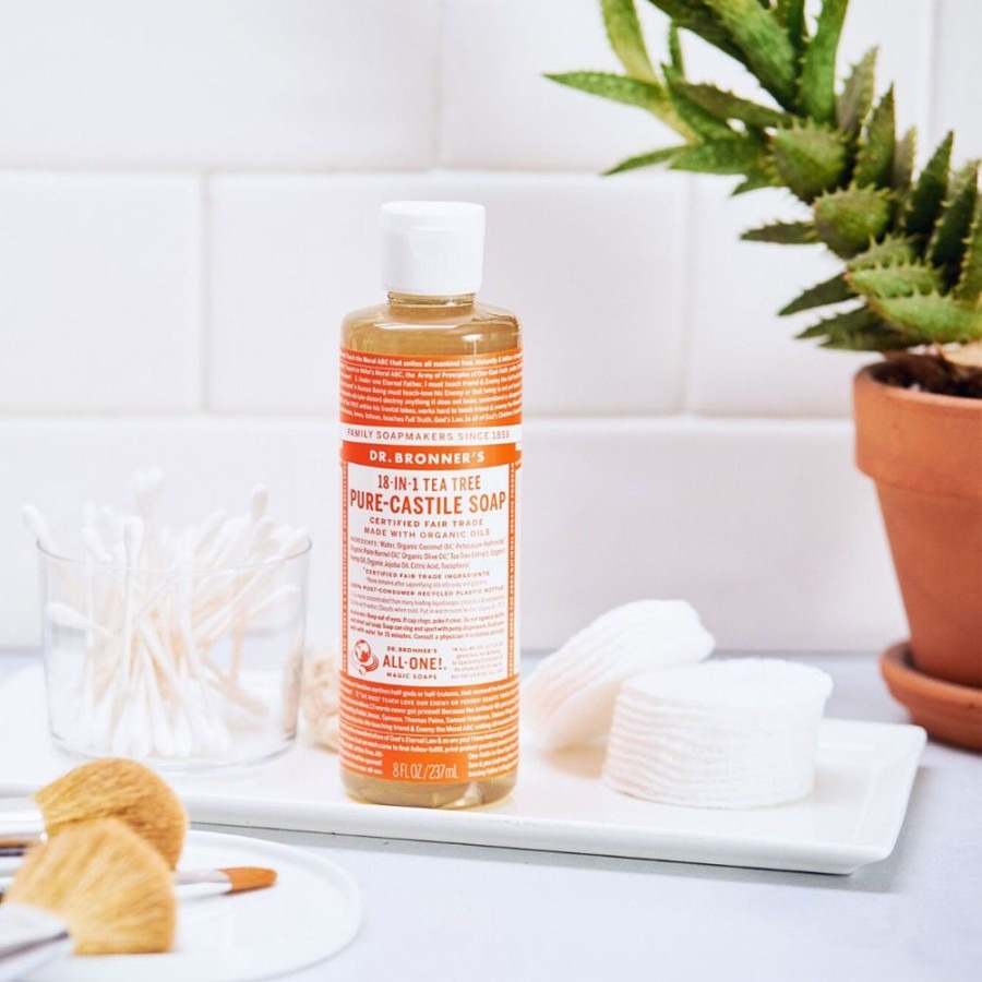 Dr. Bronner's - Tea Tree Pure Castile Liquid Soap 237ml