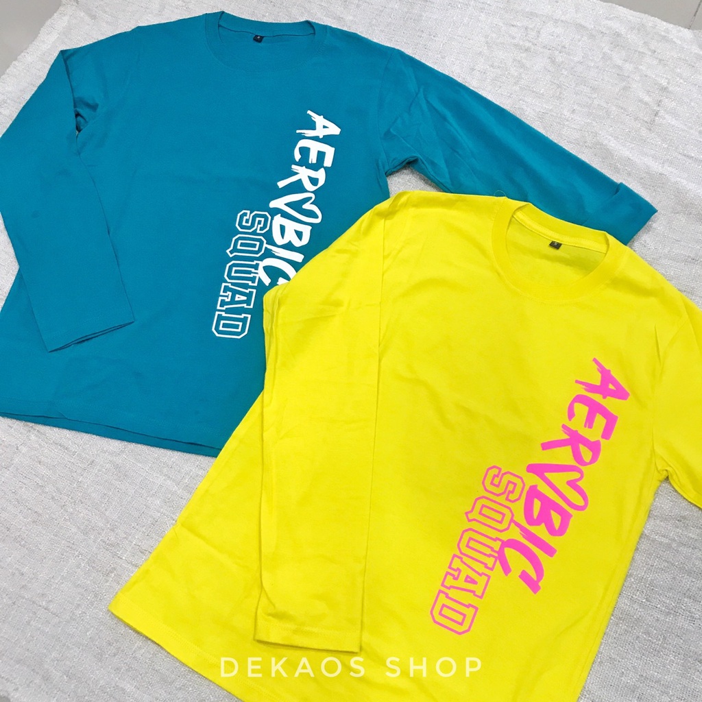 BAJU AEROBIC WANITA / KAOS AEROBIC WANITA / KAOS SENAM ZUMBA LENGAN PANJANG  / SETELAN ZUMBA / BAJU AEROBIC WANITA LENGAN PANJANG / KAOS AEROBIC SQUAD / BAJU SENAM WANITA / KAOS AEROBIC LENGAN PANJANG / KAOS AEROBIK WANITA / AEROBIC SQUAD / DEKAOS 1060LO-5