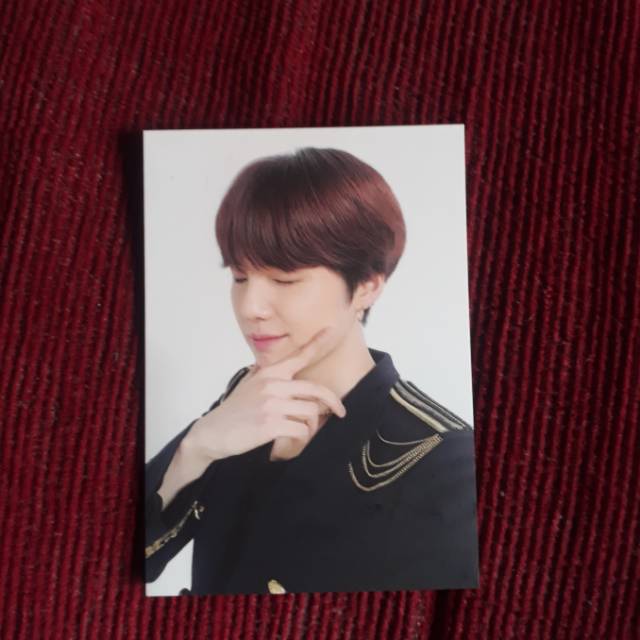 Photocard Memorial Label Tag BTS SUGA - SPEAK YOURSELF TOUR FINAL
