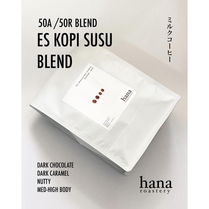 

BLEND ES KOPI SUSU - 50/50 Arabika Robusta Biji Espresso Roast 1kg