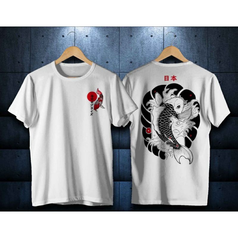 baju T-shirt ikan koi distro