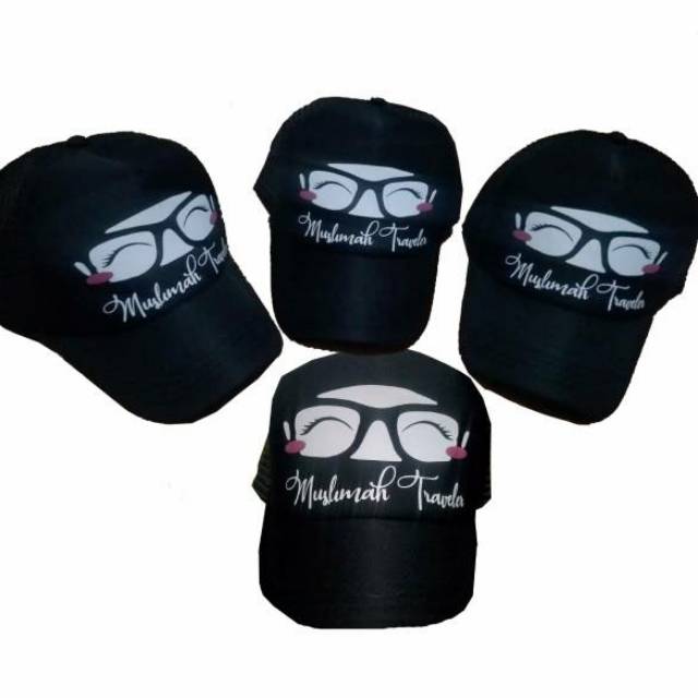 Topi Trucker Muslimah Traveler