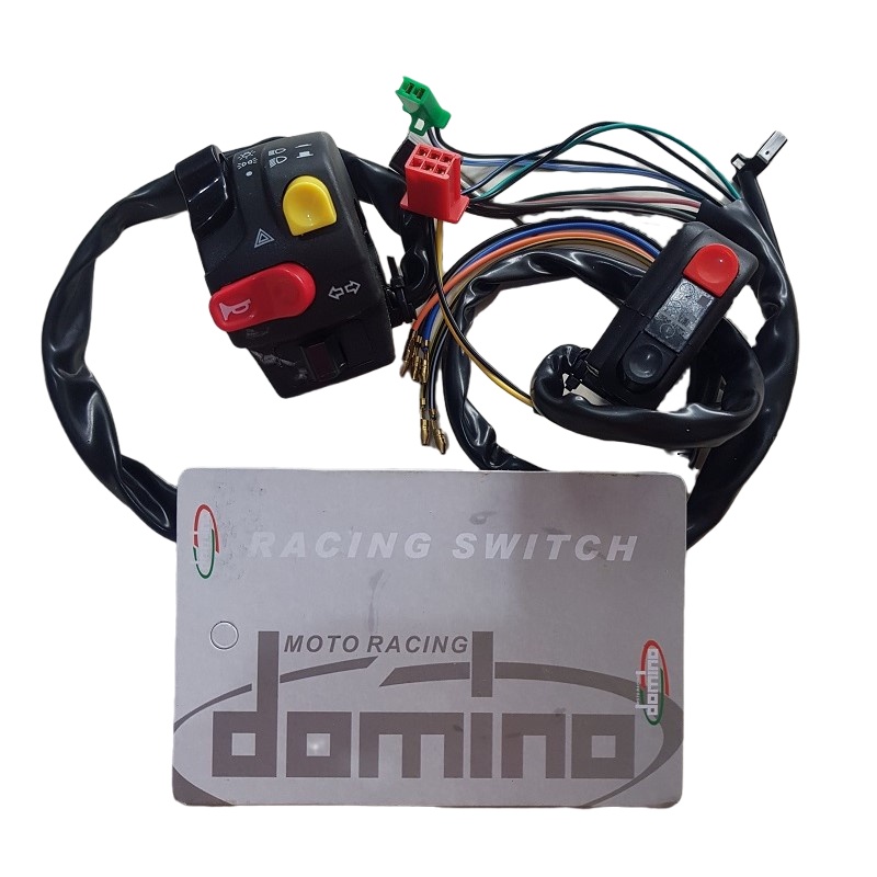 Saklar set kiri kanan DOMINO Holder Model KTC 1set Satria Fu Sonic150 Ninja150 R15 R25 PCX GSX DLL