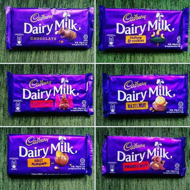 

Cadburry 165gr