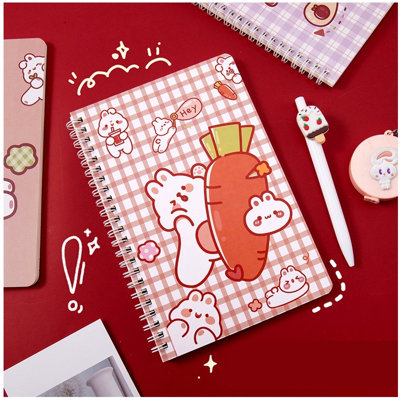 

[areum.in] (RANDOM) Note Book | Buku Tulis Spiral A5 60 lembar