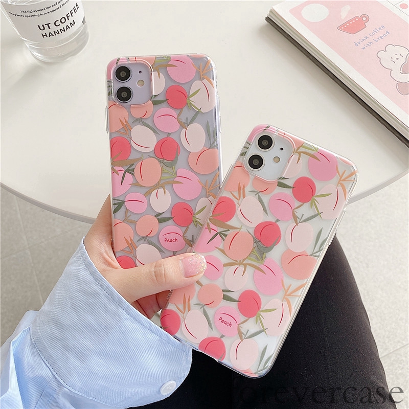 Soft Case Hp Gambar Kartun Peach Girl Untuk Iphone 11promax 6 6s 7 8plus Xr X Xsmax Shopee Indonesia