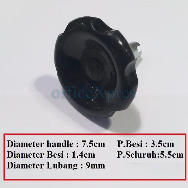 

Barangbaru Sparepart Mesin Laminating - Knob Mesin Laminating - Sparepart Handle Putar Manual Mesin