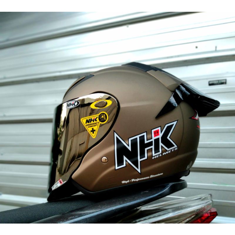 HELM NHK R6 PAKET GANTENG VENOM VISOR WITH SPOILER +STIKER-8