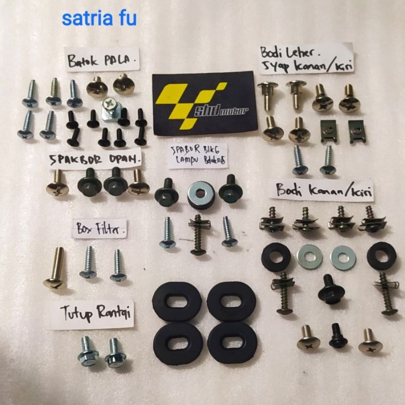baut full body satria fu/baut lengkap bodi satria fU