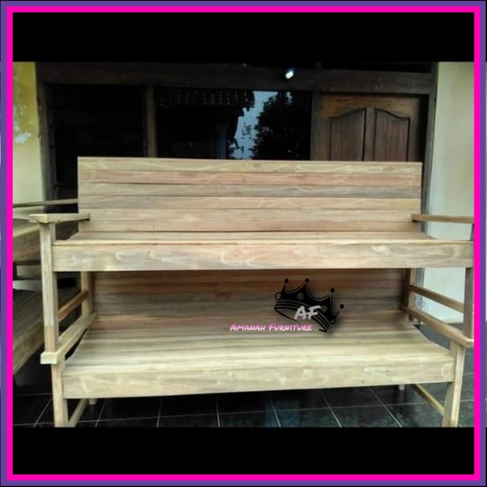 Bangku warung - kursi kayu panjang - bale bale - kursi kayu bagus